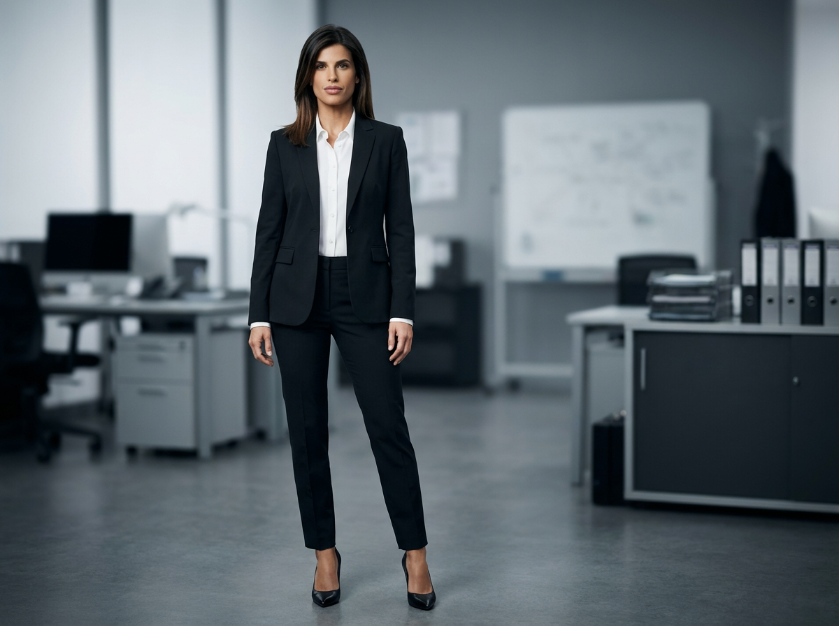 Completo Slim Nero Roma